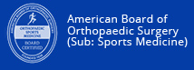 American Board of Orthopedic Surgery Sports Medicine